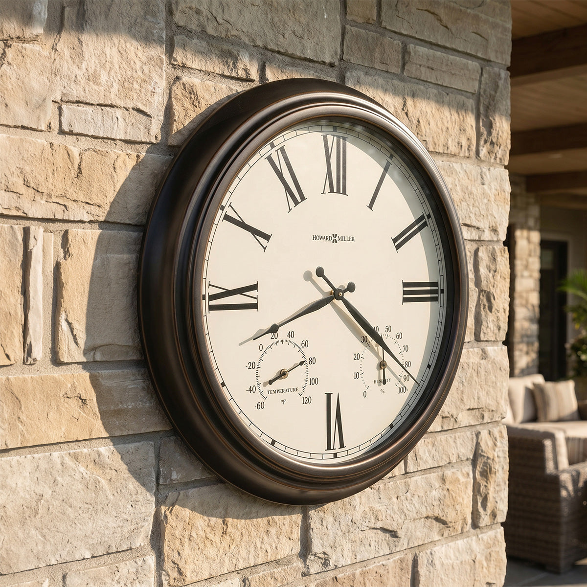 Aspen Outdoor Wall Clock