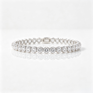 Full Pavé Diamond Tennis Bracelet