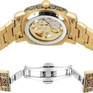 Gold-Tone Openwork Mechanical Watch — view 3