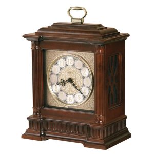 Cherry Wood Bracket Mantel Clock — view 2
