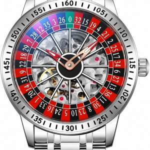 Roulette-Dial Watch with Steel Bracelet — view 2