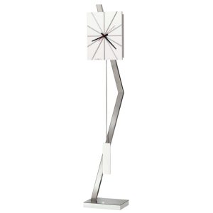 White Sunbeam Floor Clock — view 2